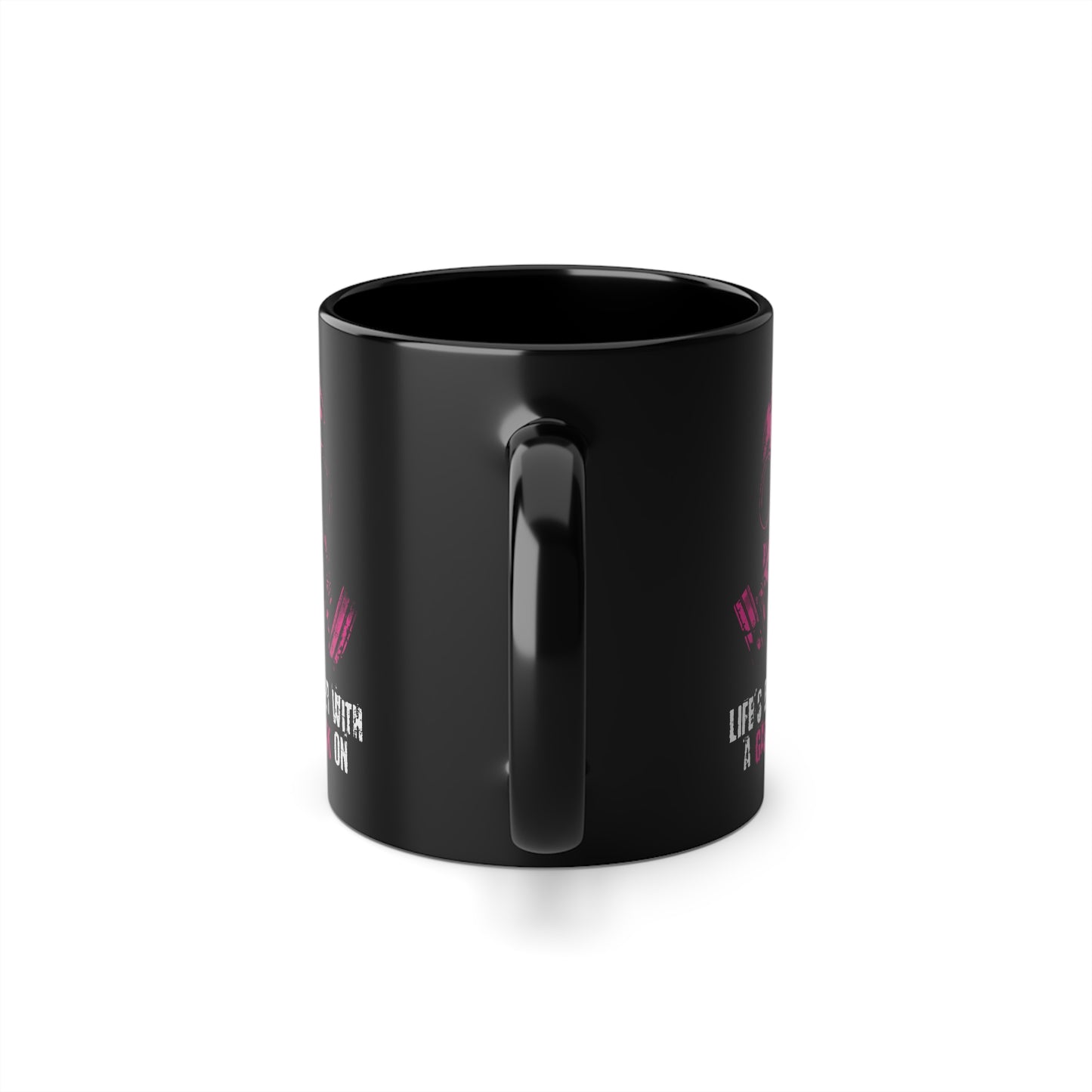 Mug Life is better with a Gasmask on in deep pink