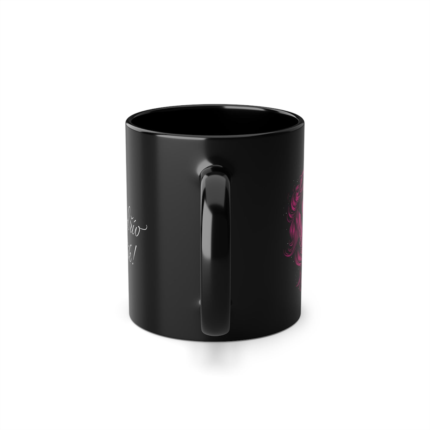 Mug Unicorn - First a candy in deep pink