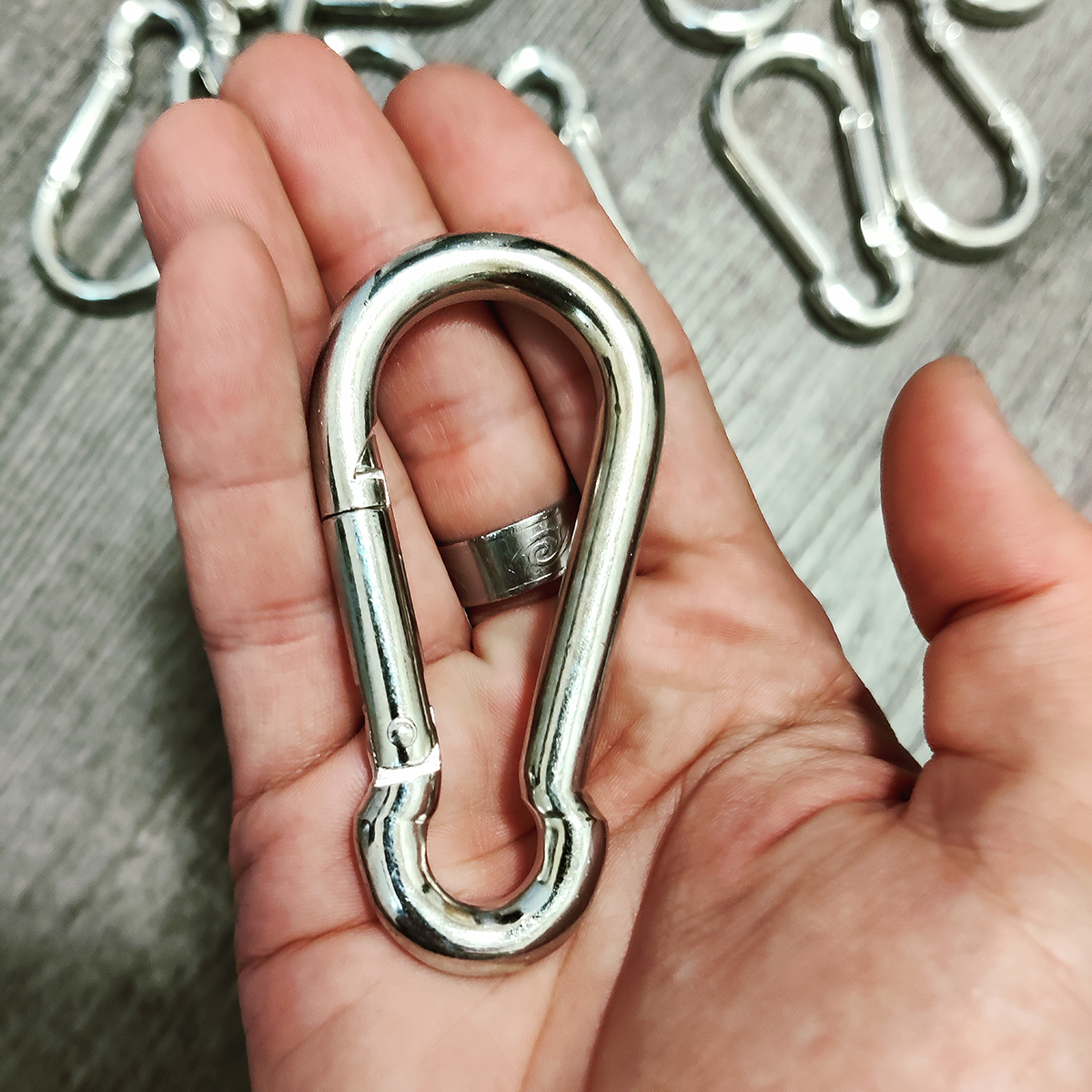 Steel carabiner