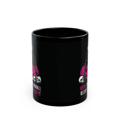 Shiny and Spooky mug in pink