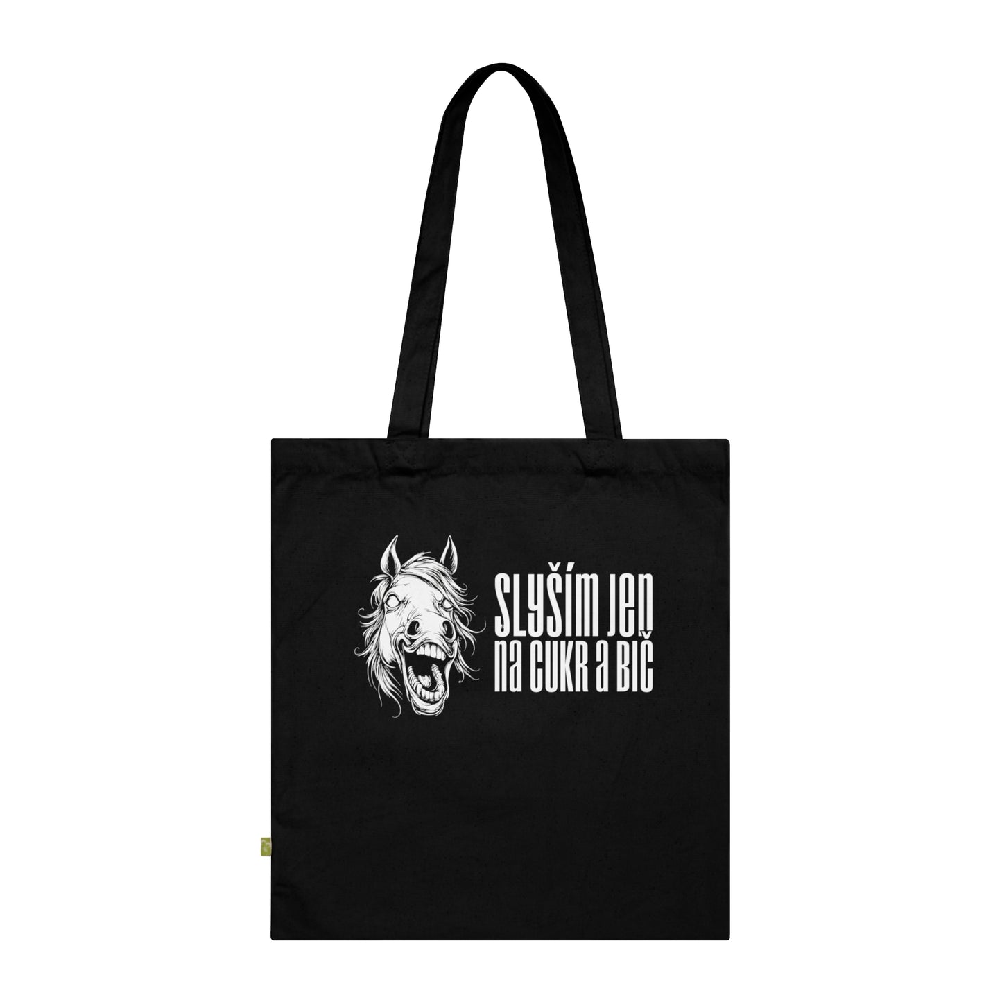 Canvas bag for ponyplay lovers - All I hear is sugar and whip in white