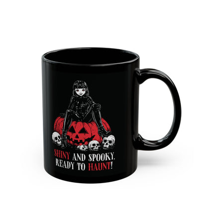 Shiny and Spooky mug in red