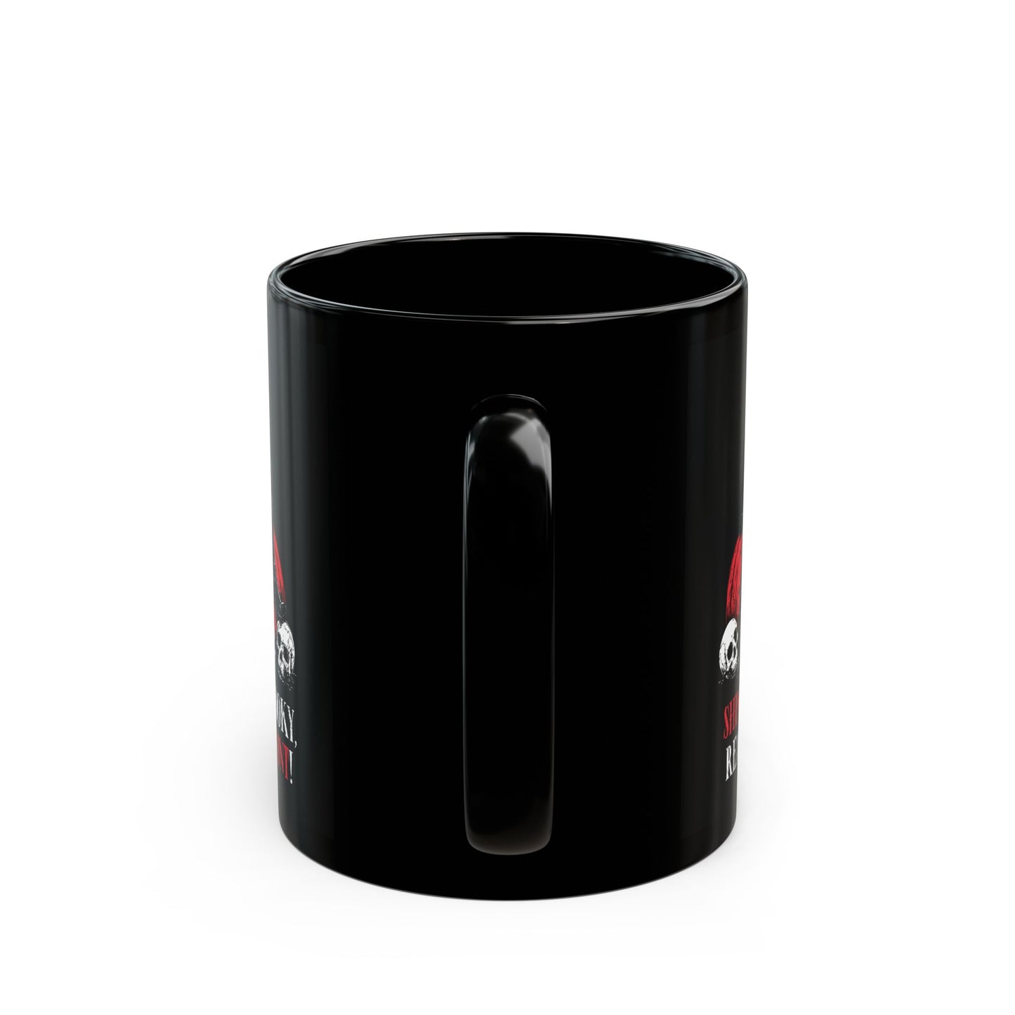 Shiny and Spooky mug in red