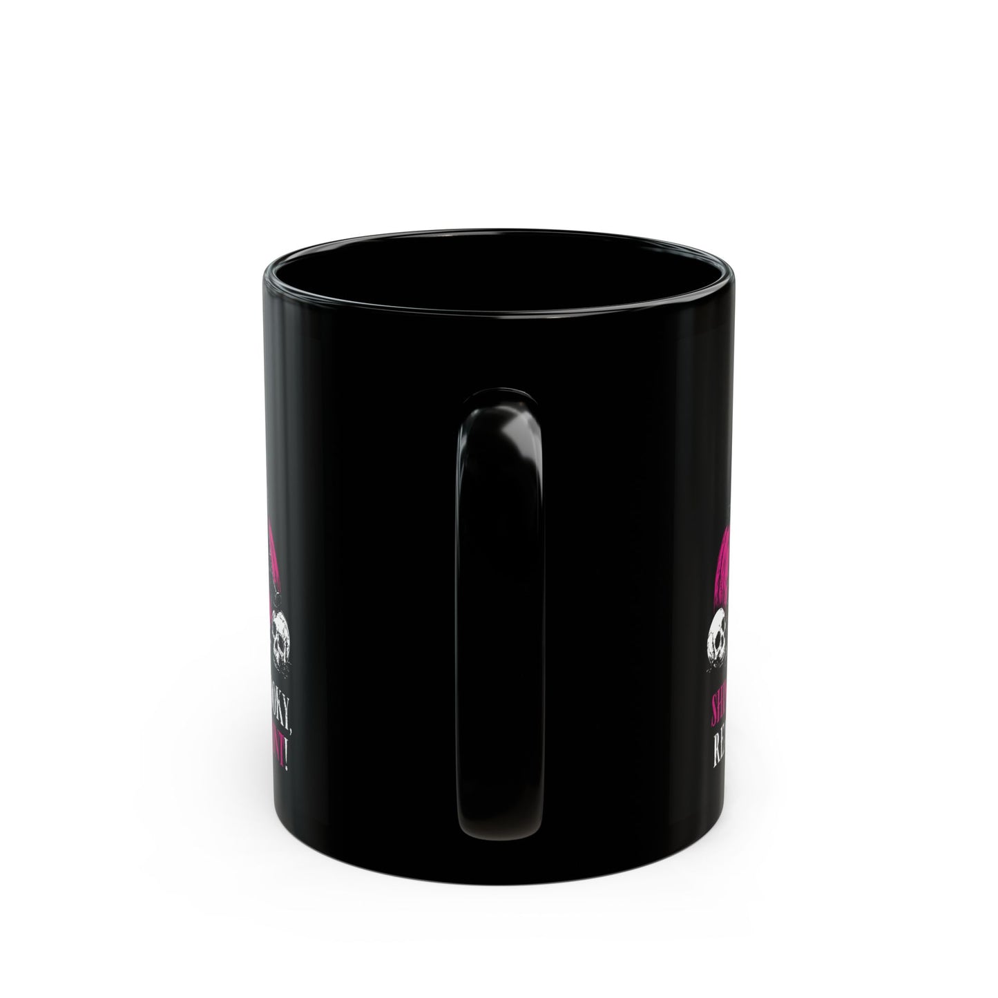 Shiny and Spooky mug in pink