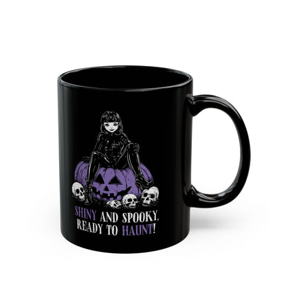 Shiny and Spooky mug in purple