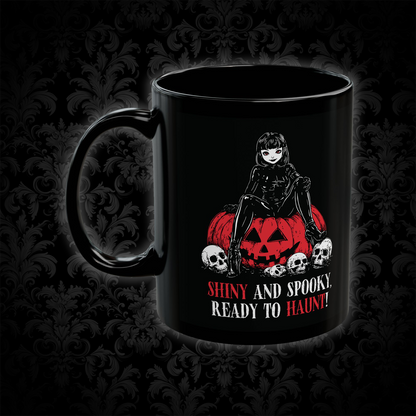 Shiny and Spooky mug in red